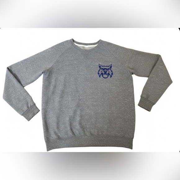 Tops - Gray Sweatshirt Women’s XL Embroidered Wildcat Logo Pullover Lightweight Cozy